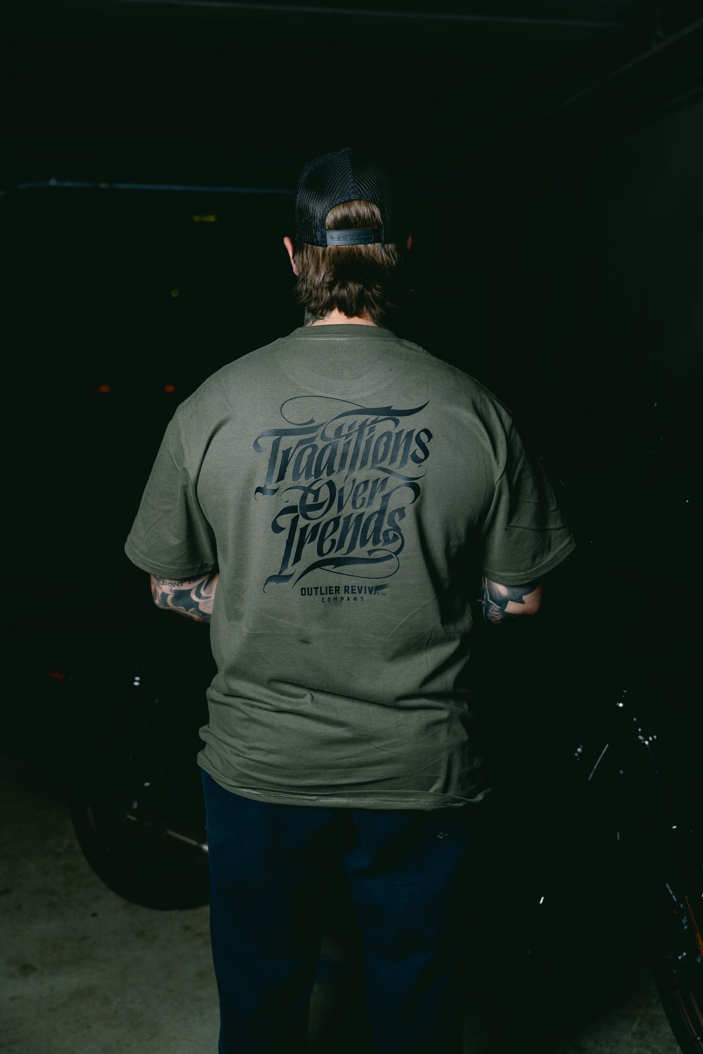 “Traditions” Tee - OD GREEN