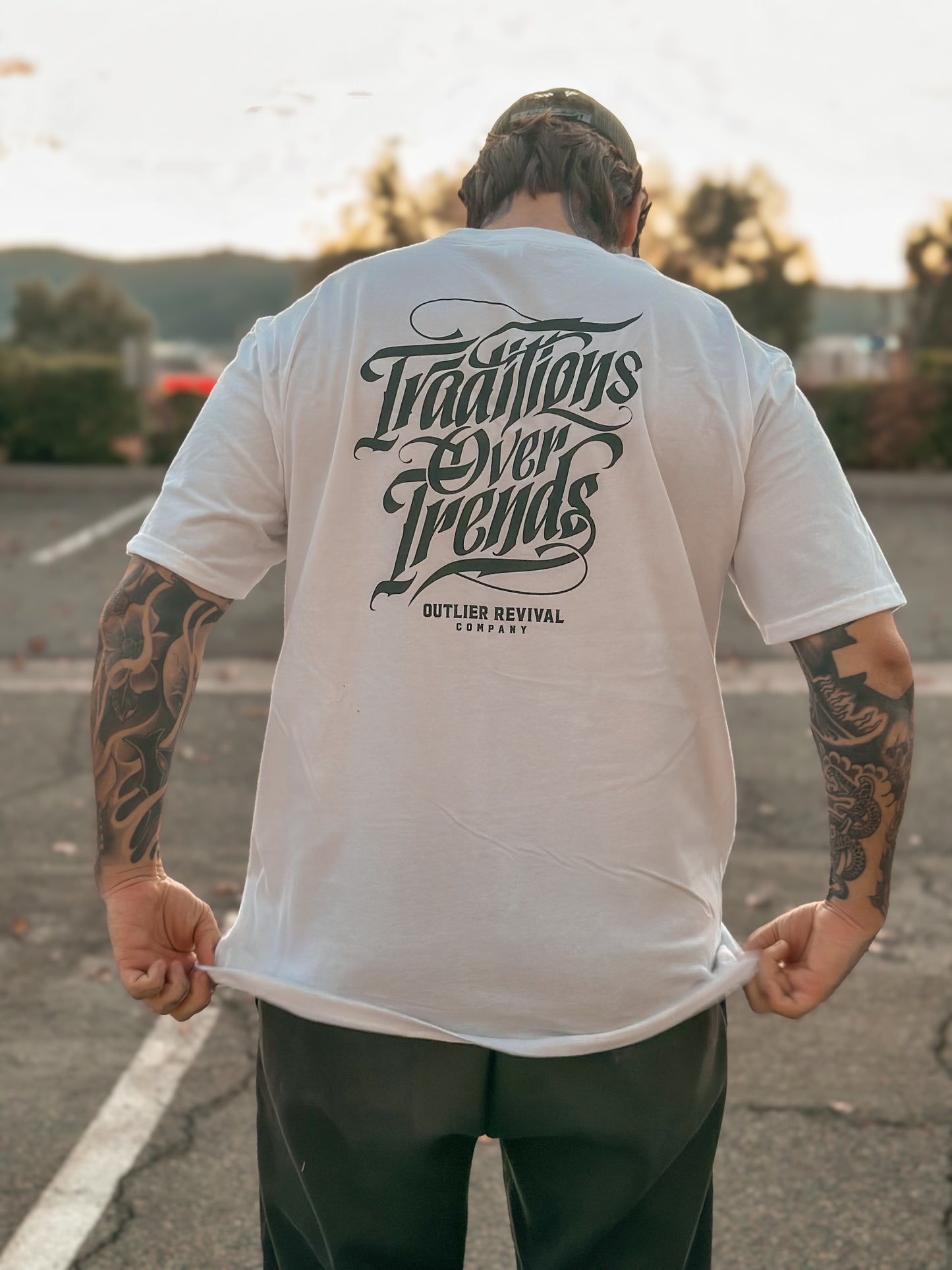 “Traditions” Tee - WHITE