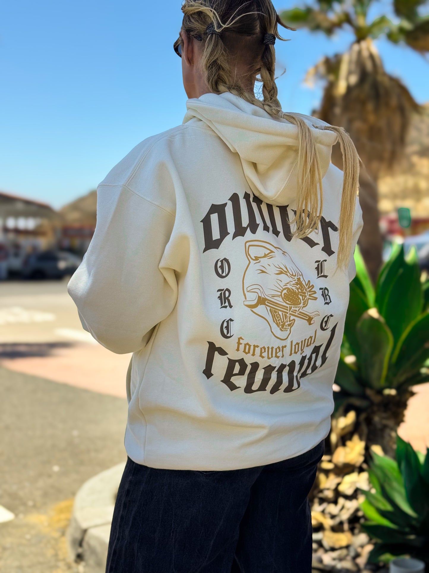 “The Pack” Hoodie (Bone)