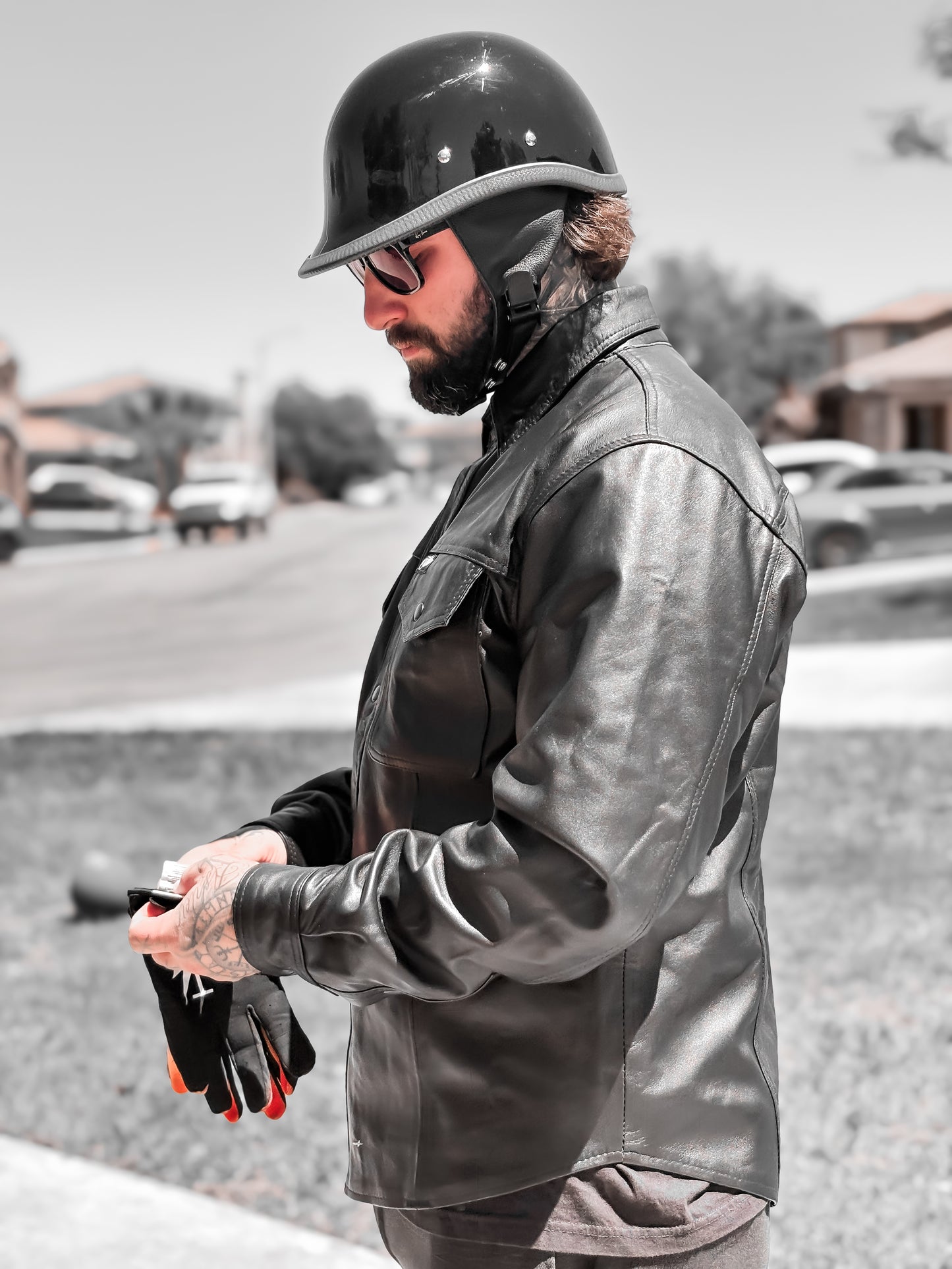 *PRE ORDER*-Leather Shirt