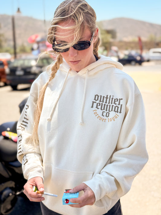 “The Pack” Hoodie (Bone)