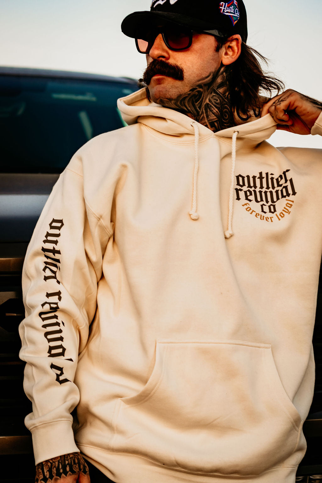 “The Pack” Hoodie (Bone)