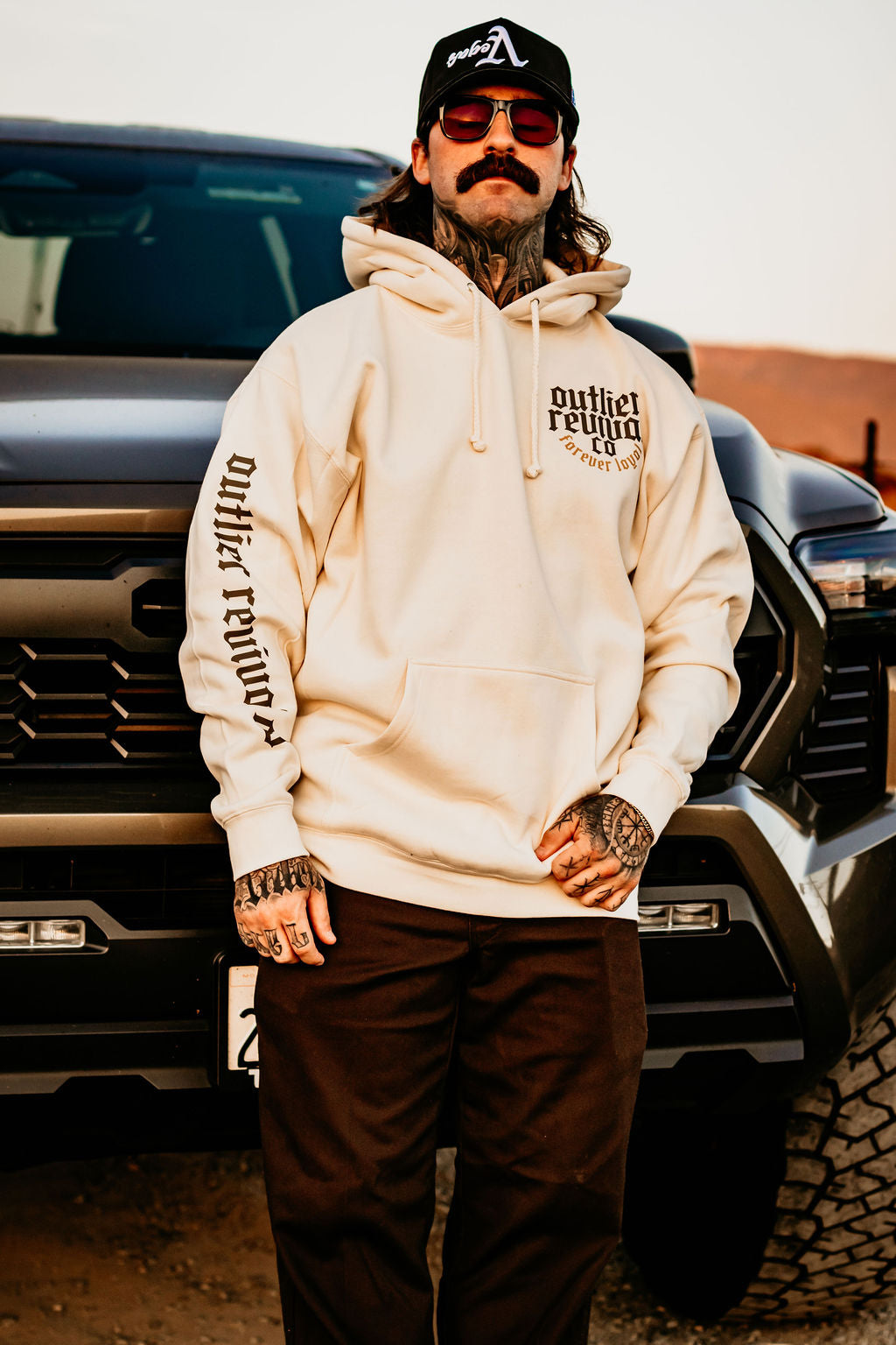“The Pack” Hoodie (Bone)